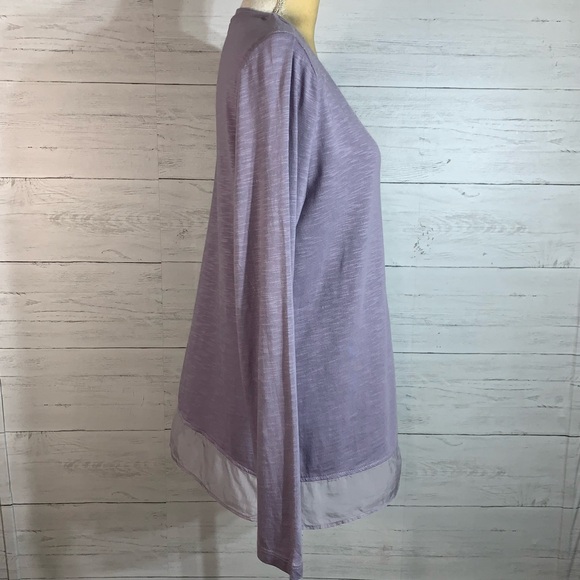 Soft Surroundings lavender tunic top size M - Picture 5 of 8